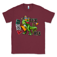 Burgundy taco saurus rex Classic Tee - CowhideDigitalArt