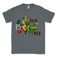 Charcoal Heather taco saurus rex Classic Tee - CowhideDigitalArt