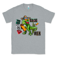 Heather Grey taco saurus rex Classic Tee - CowhideDigitalArt