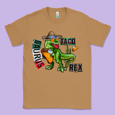 Taco Saurus Rex Classic Tee Designed By Cowhidedigitalart