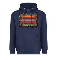 Navy serape background Heavyweight Hoodie - BarkalooDesign
