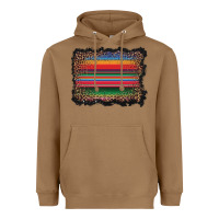 Toasted Coconut serape background Heavyweight Hoodie - BarkalooDesign