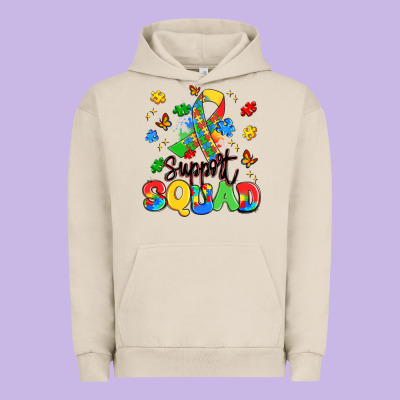 Support Squad Urban Hoodie Designed By Artiststas