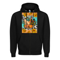 Black fall coop animals Zipper Hoodie - Artiststas