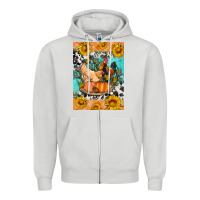 Dove Grey fall coop animals Zipper Hoodie - Artiststas