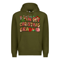 Army Green in my christmas era Premium Hoodie - MaliasSmallBusiness