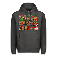 Charcoal Heather in my christmas era Premium Hoodie - MaliasSmallBusiness