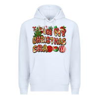 White in my christmas era Premium Hoodie - MaliasSmallBusiness