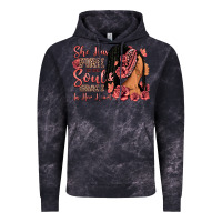 Cloud Black She has fire in her soul afro woman Vintage Hoodie - RanaPortraitStore