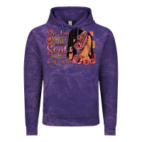 Cloud Purple She has fire in her soul afro woman Vintage Hoodie - RanaPortraitStore