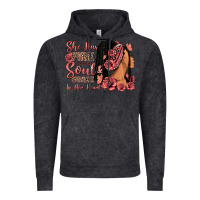She Has Fire In Her Soul Afro Woman Vintage Hoodie | Teevron