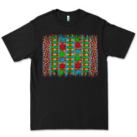 Black autism awareness leopard puzzle brush stroke Premium Tee - Artiststas