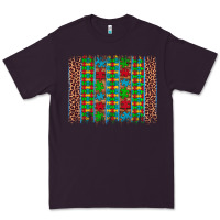 Plum autism awareness leopard puzzle brush stroke Premium Tee - Artiststas