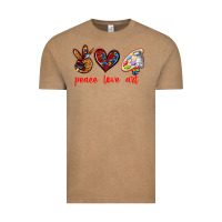 Vintage Coffee peace love art Vintage Tee - texasbilliewilder