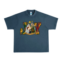 Midnight Navy joy holy family Urban Heavy Tee - RanaPortraitStore
