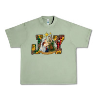 Oil Green joy holy family Urban Heavy Tee - RanaPortraitStore