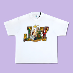 Joy Holy Family Urban Heavy Tee Designed By Ranaportraitstore