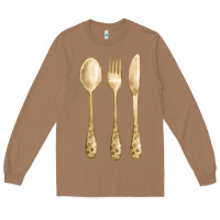 Toasted Coconut spoon fork knife fa element Long Sleeve Tee - FaDigitalArtStudio