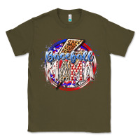 Army Green baseball mama Classic Tee - RacoonDesign