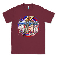 Burgundy baseball mama Classic Tee - RacoonDesign