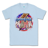 Dusty Blue baseball mama Classic Tee - RacoonDesign