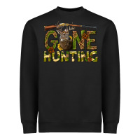 Black gone hunting western Heavyweight Sweatshirt - texasbilliewilder