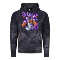 Cloud Black Purple galaxy sneaker girl Vintage Hoodie - RanaPortraitStore
