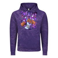 Cloud Purple Purple galaxy sneaker girl Vintage Hoodie - RanaPortraitStore