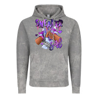 Cloud Rock Purple galaxy sneaker girl Vintage Hoodie - RanaPortraitStore