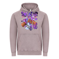 Vintage Zinc Purple galaxy sneaker girl Vintage Hoodie - RanaPortraitStore