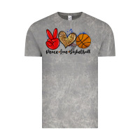 Cloud Rock peace love basketball Vintage Tee - Zillion Design Studio