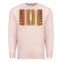 Pale Pink XOXO Brushstrokes Valentines Day Premium Sweatshirt - Jasminsmagicworld