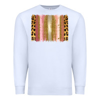 White XOXO Brushstrokes Valentines Day Premium Sweatshirt - Jasminsmagicworld