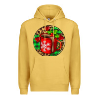 Antique Gold christmas hot chocolate and candies Premium Hoodie - AdoDesignShop