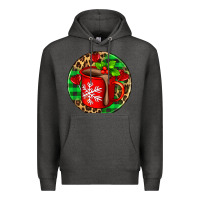 Charcoal Heather christmas hot chocolate and candies Premium Hoodie - AdoDesignShop