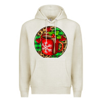 Oatmeal Heather christmas hot chocolate and candies Premium Hoodie - AdoDesignShop