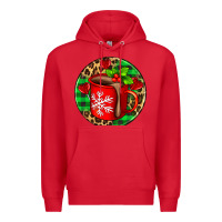 Red christmas hot chocolate and candies Premium Hoodie - AdoDesignShop