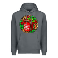 Rock christmas hot chocolate and candies Premium Hoodie - AdoDesignShop
