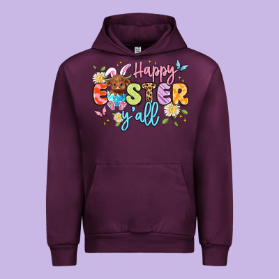 Happy Easter Yall Urban Hoodie Designed By Artiststas