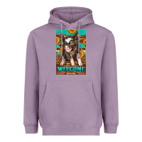 Lavender western pig garden Heavyweight Hoodie - LillyAllenDesigns