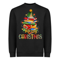 Black book christmas tree merry christmas Heavyweight Sweatshirt - Zillion Design Studio