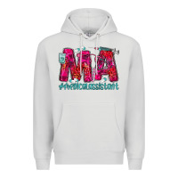 Dove Grey medical assistant Premium Hoodie - MaliasSmallBusiness