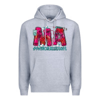 Heather Grey medical assistant Premium Hoodie - MaliasSmallBusiness