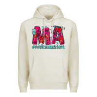 Oatmeal Heather medical assistant Premium Hoodie - MaliasSmallBusiness