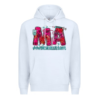 White medical assistant Premium Hoodie - MaliasSmallBusiness