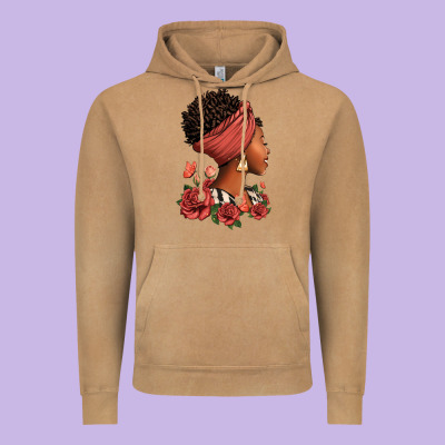 Vintage Hoodie She who kneels before god can stand before anyone