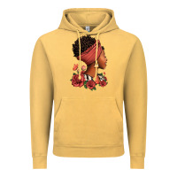 Vintage Mustard She who kneels before god can stand before anyone Vintage Hoodie - RanaPortraitStore