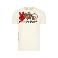 Vintage Arctic peace love baseball Vintage Tee - Zillion Design Studio