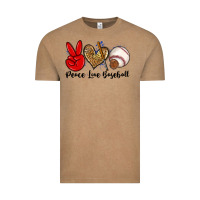 Vintage Coffee peace love baseball Vintage Tee - Zillion Design Studio