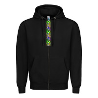 Black Halloween Key Fob Zipper Hoodie - BundleAndBundleShop